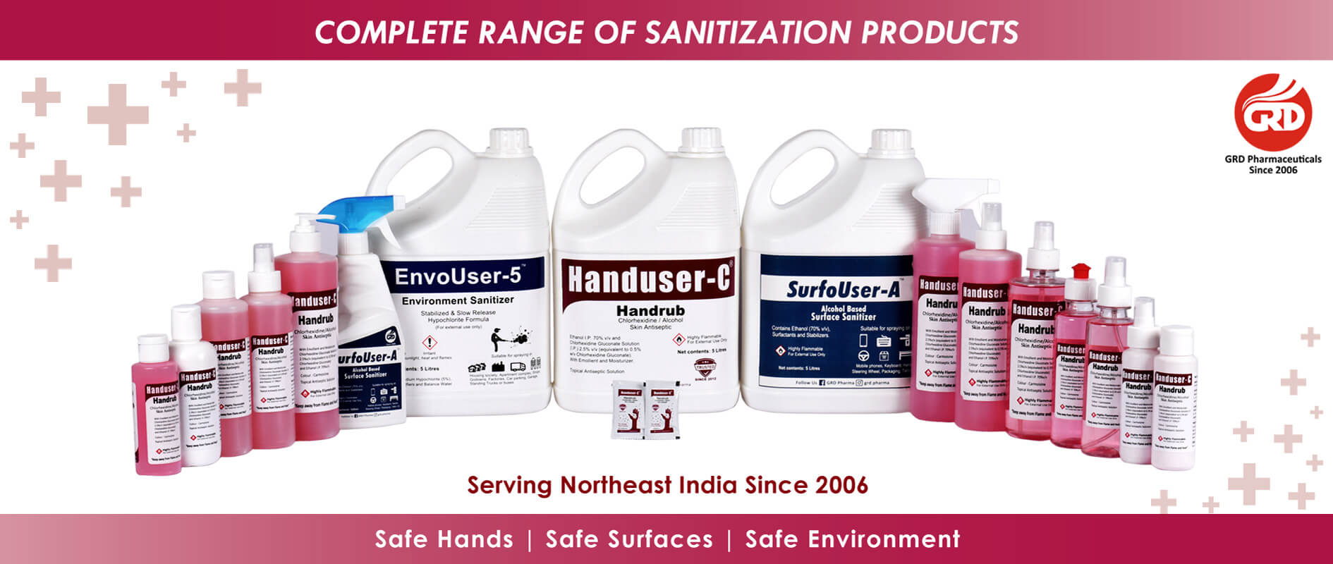 GRD Pharma, GRDPharma, hand sanitizer, sanitizer, disinfectant, handrub, handwash, assam, pharma, pharmaceutical 